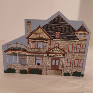 Vintage 1998 The Cat's Meow Spencer Silver Bed & Breakfast Shelf Sitter